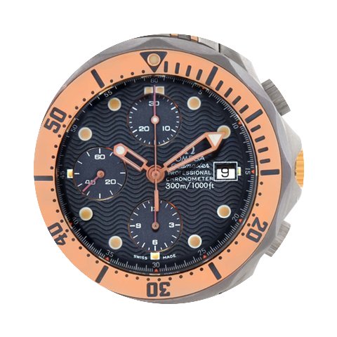 Omega Seamaster Titanium And 18k Rose Go...