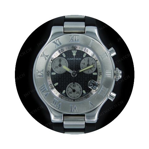 Cartier 21 Chronograph steel...