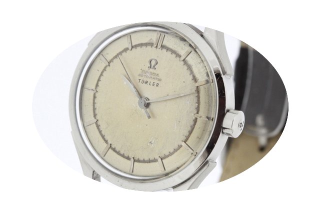 Omega Turler Vintage Watch Stainless Ste...
