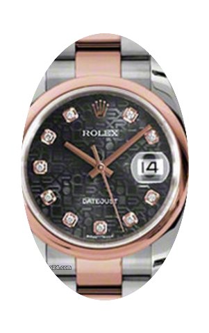 Rolex Datejust 36 116201-BKJDDO Black Ju...