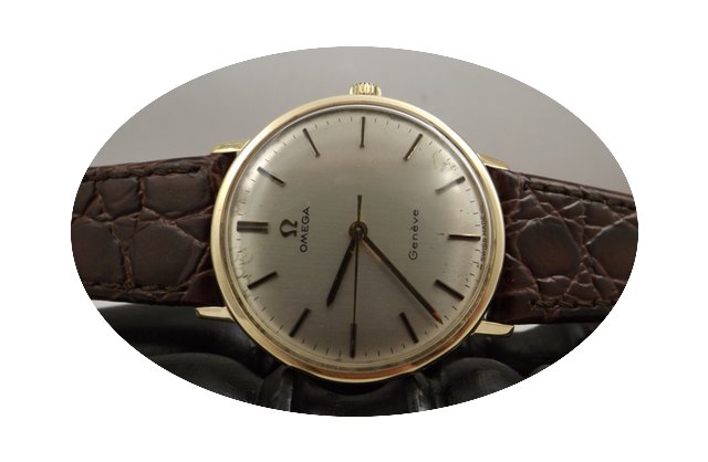 Omega Geneve in oro 18kt 750 carica manu...