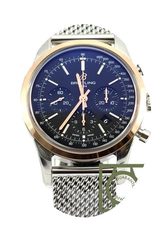 Breitling Transocean Chronograph steel g...