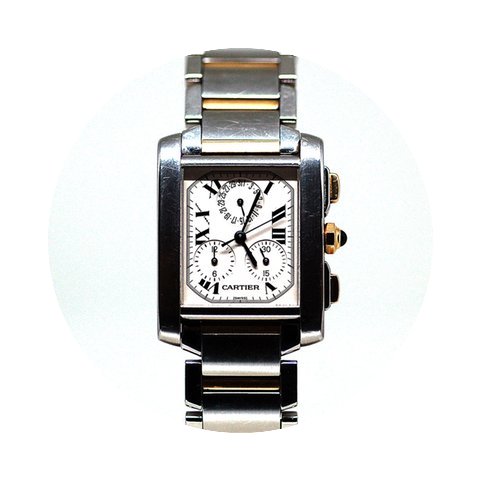 Cartier Tank Francaise Chronoflex...