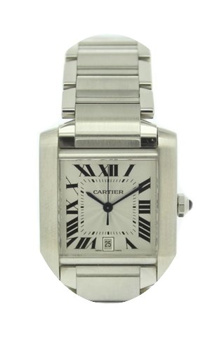 Cartier Tank Francaise Guilloche Dial St...