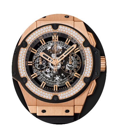 Hublot King Power Unico King Gold Diamon...