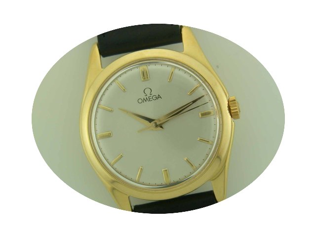 Omega manual 9ct yellow gold manual on s...