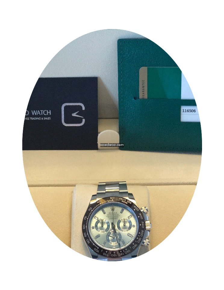 Rolex Daytona Platinum Baguette Diamond...