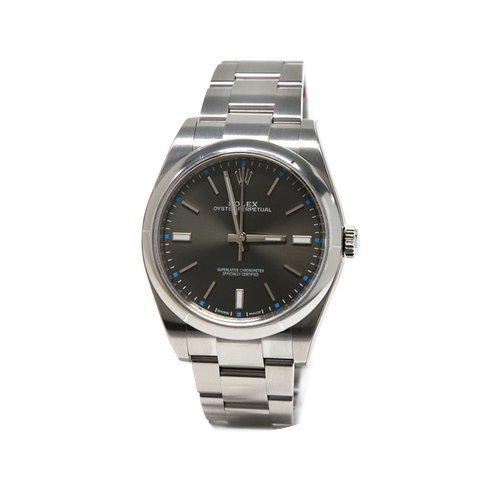 Rolex Oyster Perpetual 39mm Rhodium...