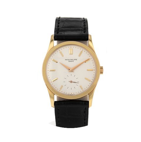 Patek Philippe Montre Calatrava en or ja...