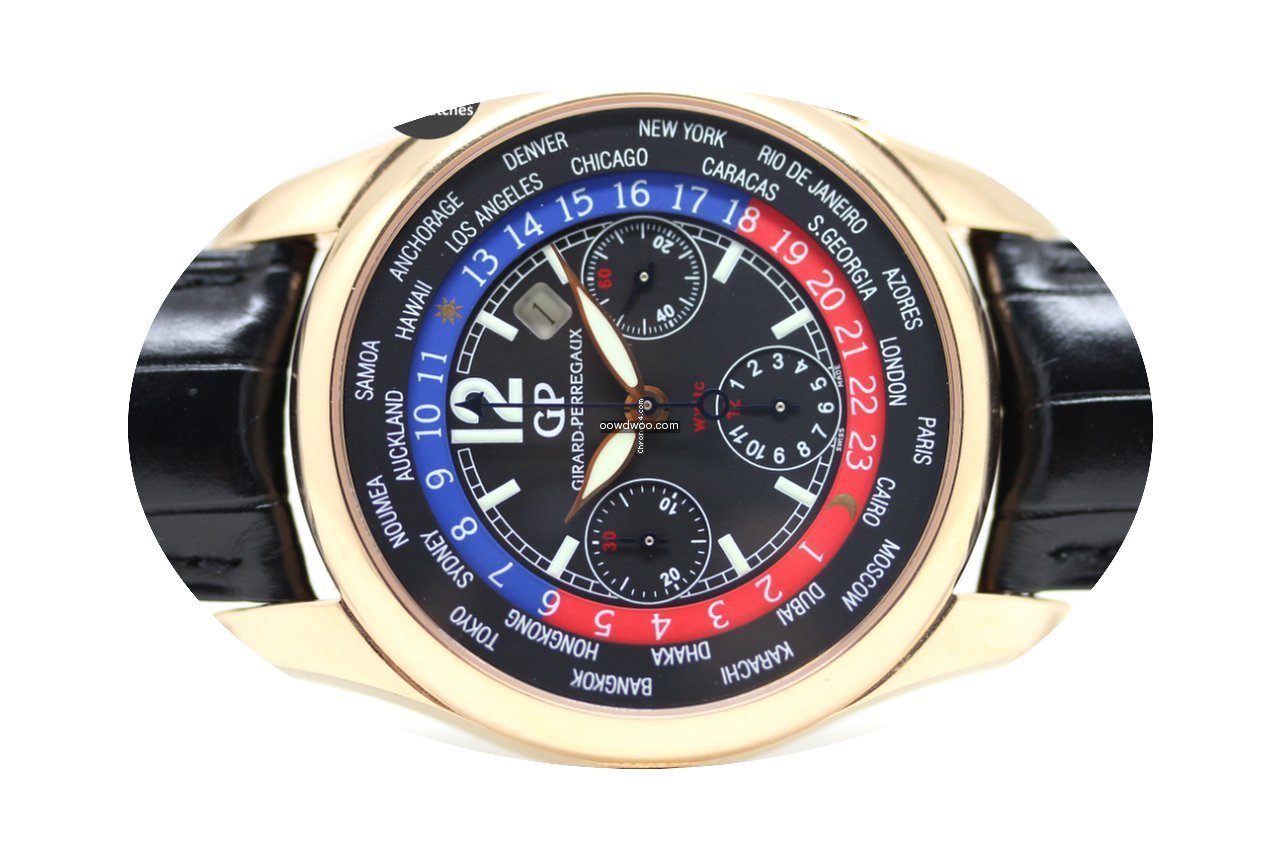 Girard Perregaux World Time Rose Gold...