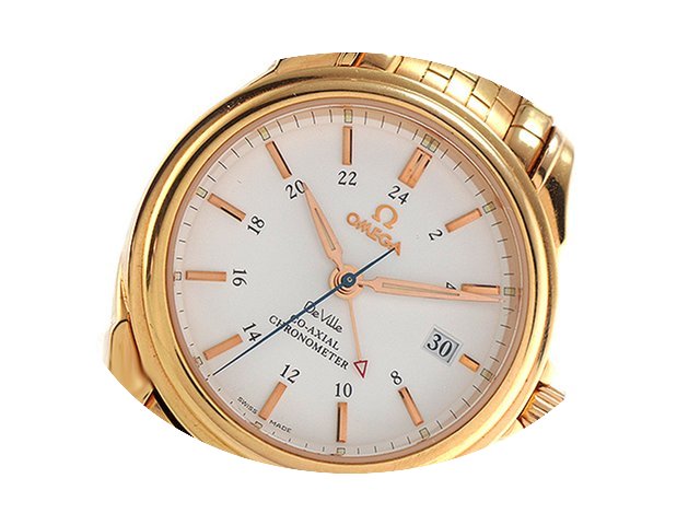 Omega DeVille Coaxial Escapement GMT Aut...