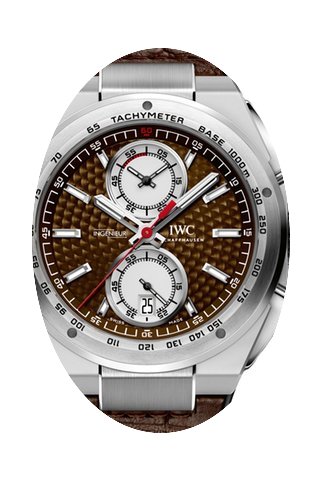 IWC Ingenieur Chronograph Silberfeil 45m...