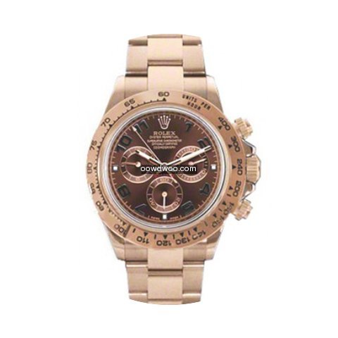 Rolex Daytona Rose Gold Chocolate Dial...