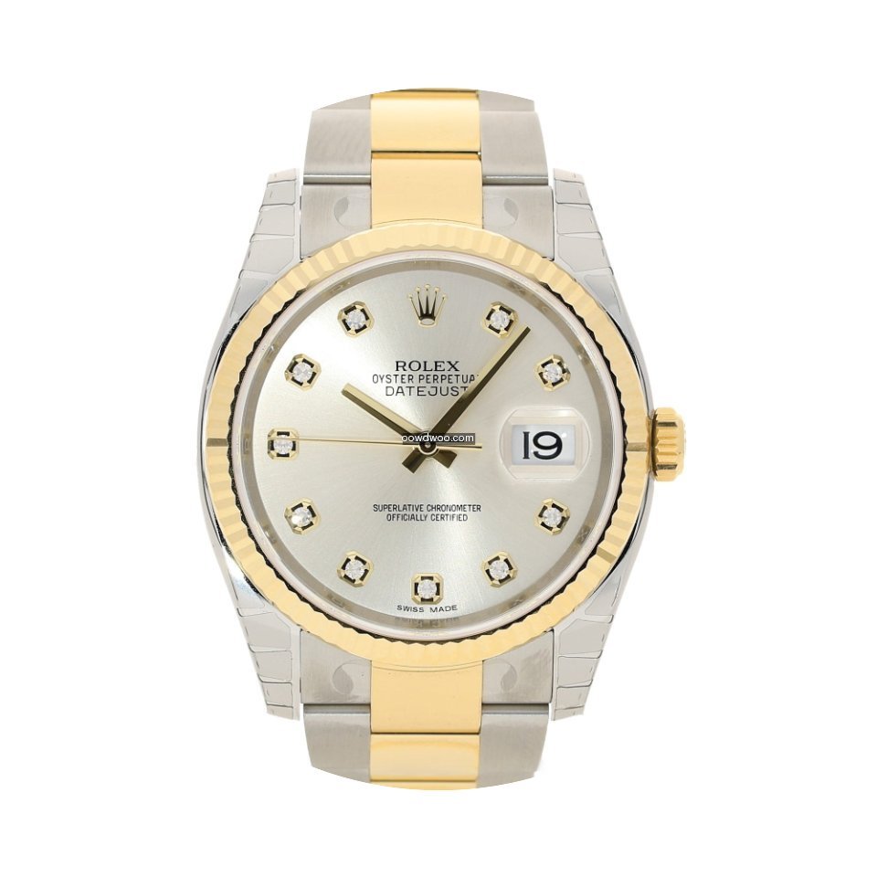 Rolex Datejust 116233 - Silver Diamond D...