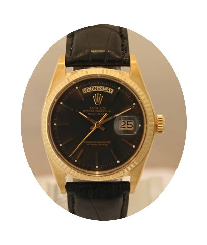 Rolex Day Date Black matt Dial...