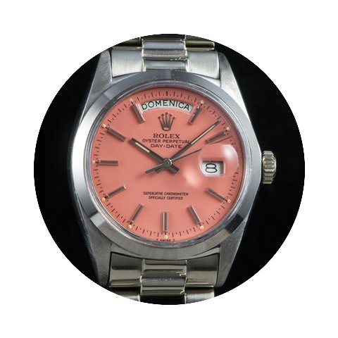 Rolex Day Date 1802 Pink stella dial whi...