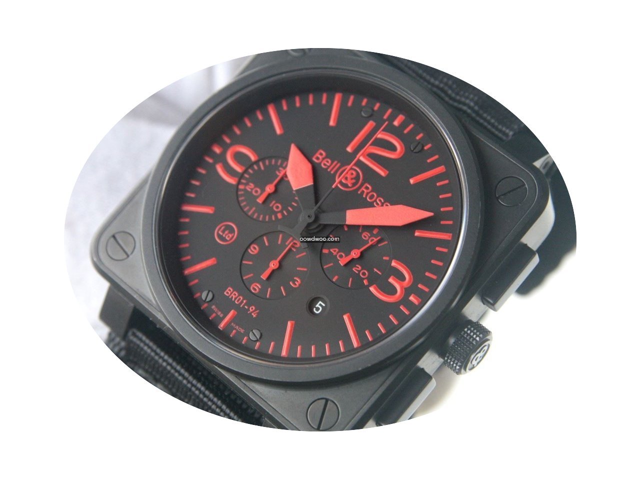 Bell & Ross BR01- 94 RED Chrono automati...