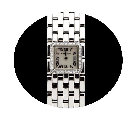 Cartier Panthere Ruban Diamonds 18k Whit...