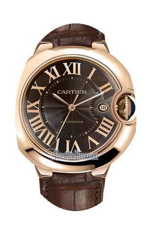 Cartier Ballon Bleu 42mm Mens Watch...