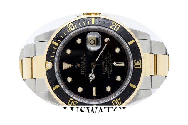 Rolex Submariner 16613 ORO Steel & G...