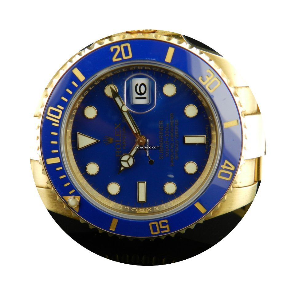 Rolex Submariner Ref. 116618lb Oro Giall...