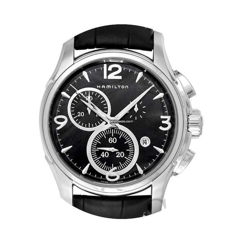 Hamilton Jazzmaster Chrono Quartz Black ...