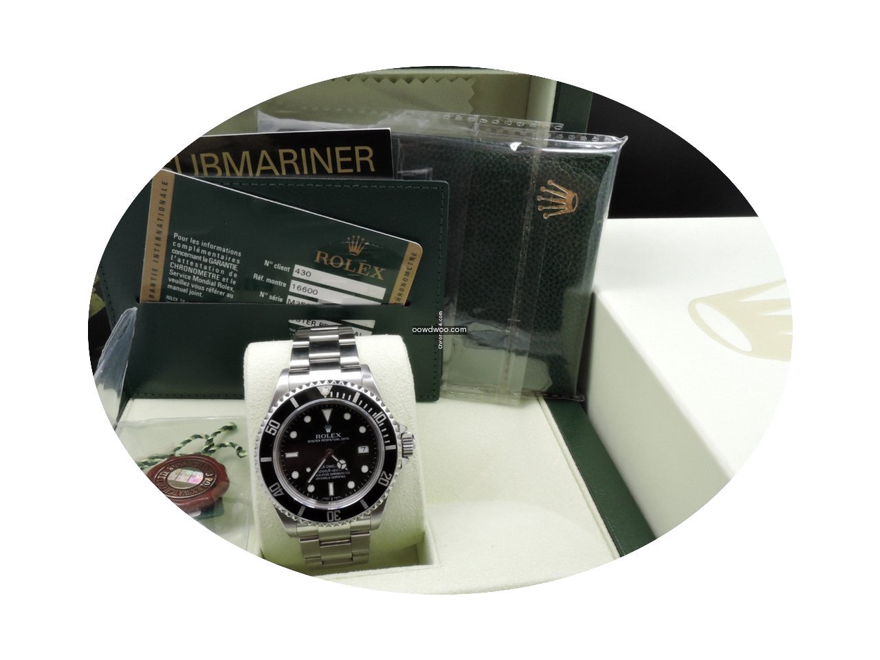Rolex SEA DWELLER 16600 Full Set with Bo...