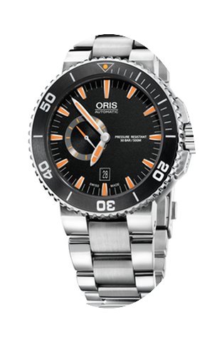 Oris Aquis Small Second, Date, Black Dia...