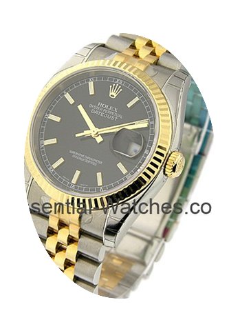 Rolex Used Men''s 2 Tone DATEJUST with J...