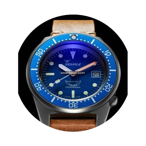 Squale 50 Atmos blue Blasted...