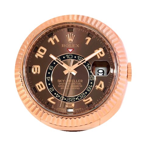Rolex Sky-dweller Everose Chocolate Brow...