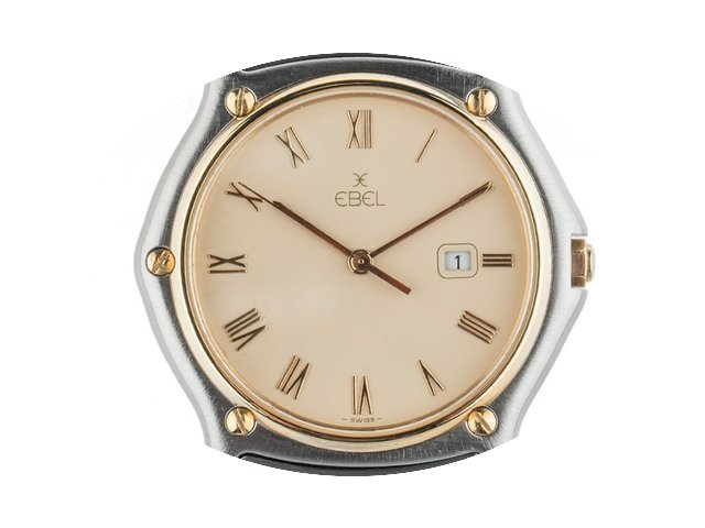 Ebel Classic Gent Stahl Gelbgold Quarz 3...