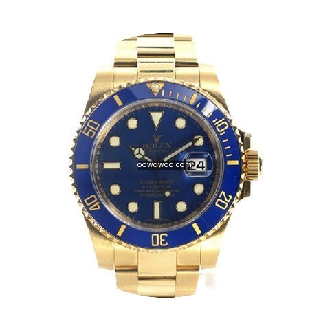 Rolex Submariner Yellow Gold...