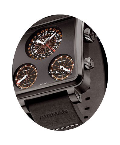 Glycine Airman 7 Plaza Mayor Titatium Bl...