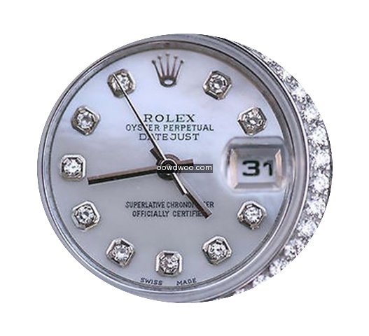 Rolex Datejust Ladies Diamond Mother Of ...