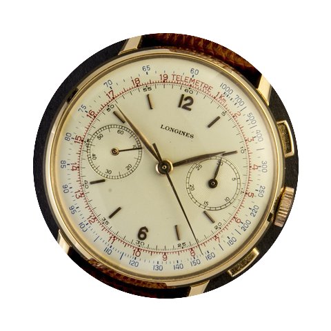 Longines Rare Vintage 30CH Flyback Chron...