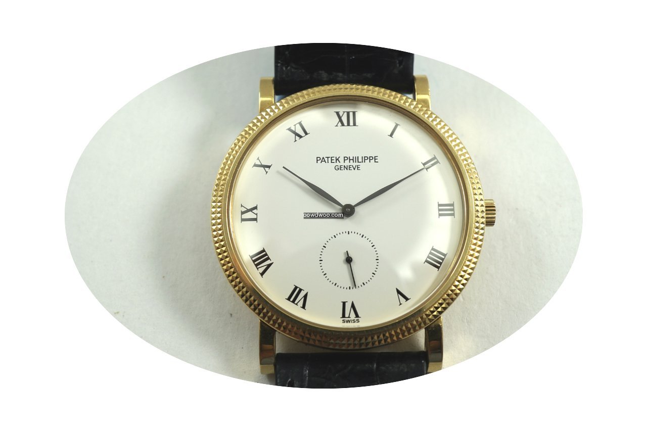 Patek Philippe 3919 Calatrava 18k yellow...