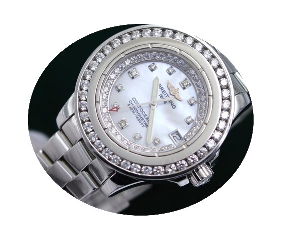Breitling Colt Ocean Diamond Bezel...