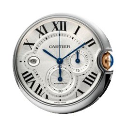 Cartier Ballon Bleu Chronograph 44mm Ste...