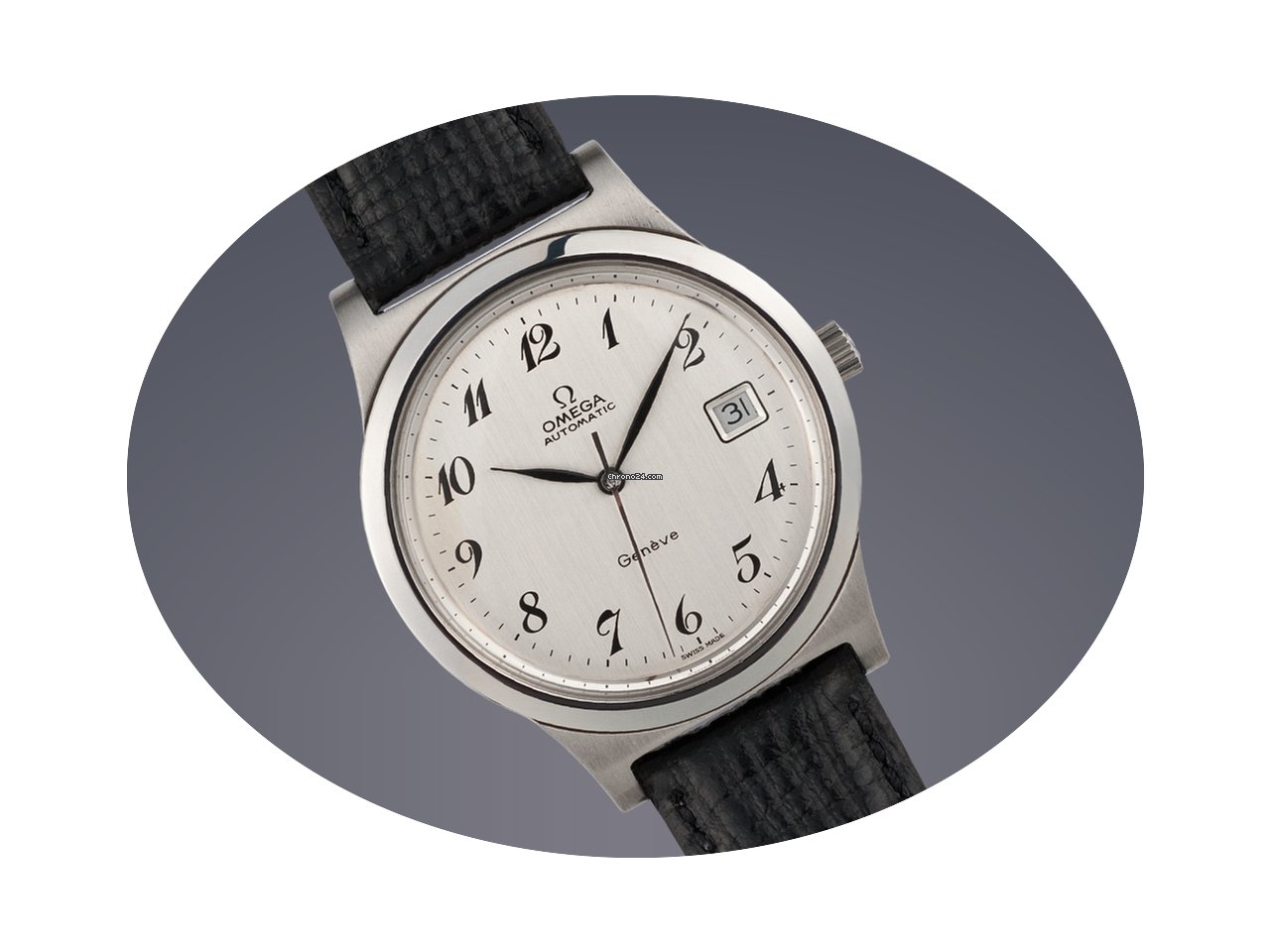 Omega Geneve stainless steel automatic w...