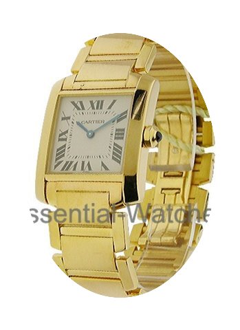 Cartier Tank Francaise Mid Size Yellow G...