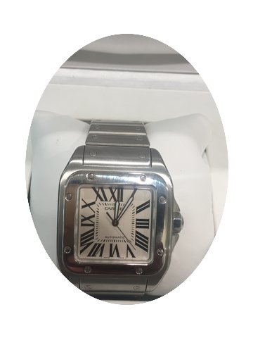 Cartier Santos 100 Stainless Steel...