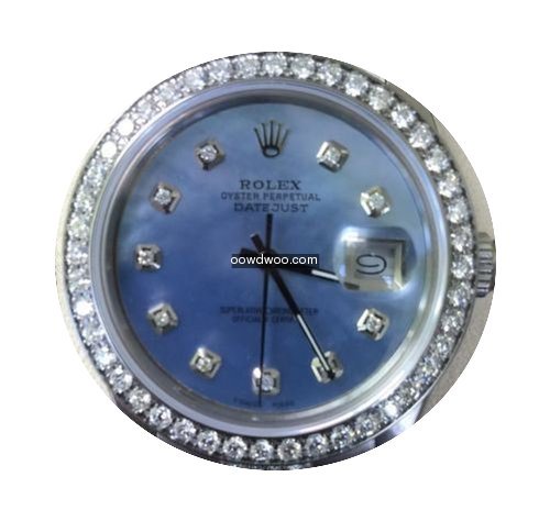 Rolex Datejust Mens Womens 36mm Diamond ...