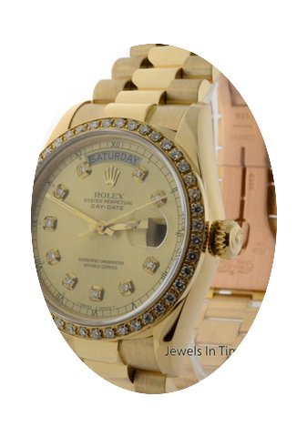 Rolex Day-Date President 18K Yellow Gold...