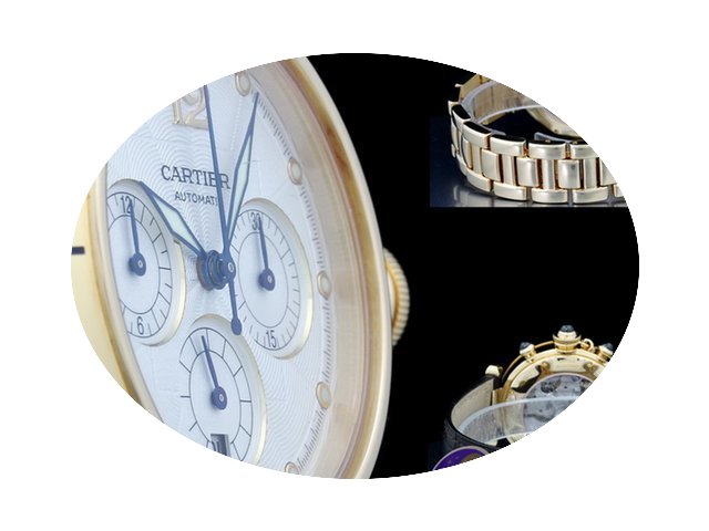 Cartier Pasha Chronograph Automatic Datu...