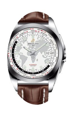 Breitling Galactic Unitime White Dial Da...