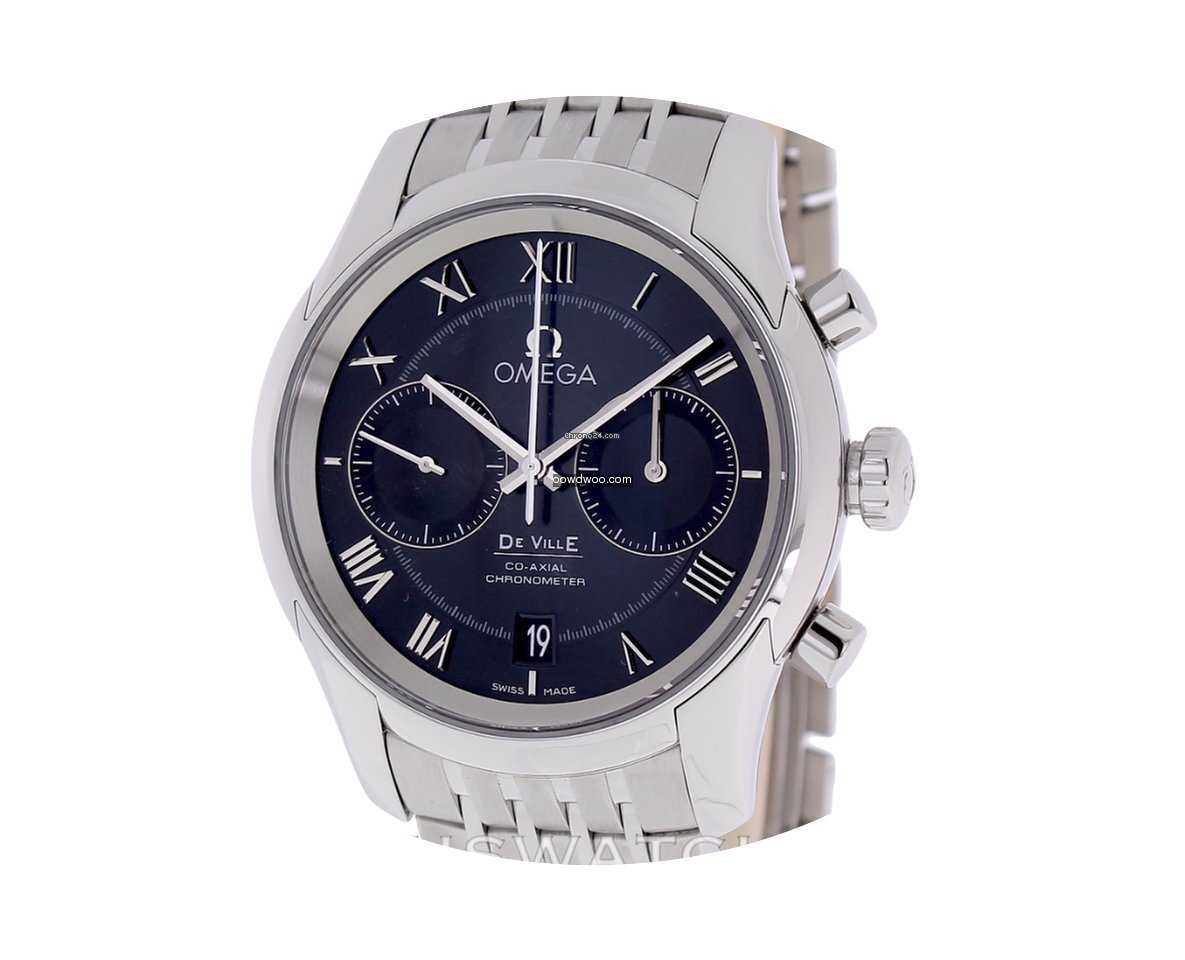 Omega De Ville Co-Axial Chronograph Blac...