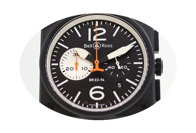 Bell & Ross BR03-94 Black & Whit...