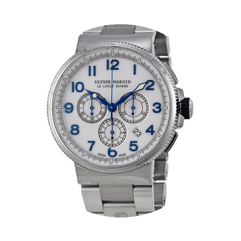 Ulysse Nardin Marine Chronograph White D...