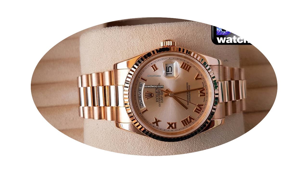 Rolex Day-Date rose gold...